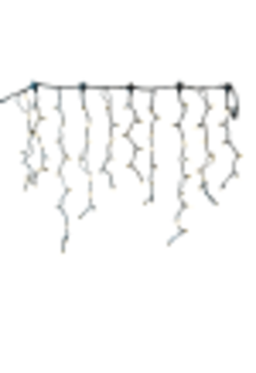 LED ijspegelverlichting 2x0,8m – Koud wit 6500K – Zwart snoer – 230V IP65