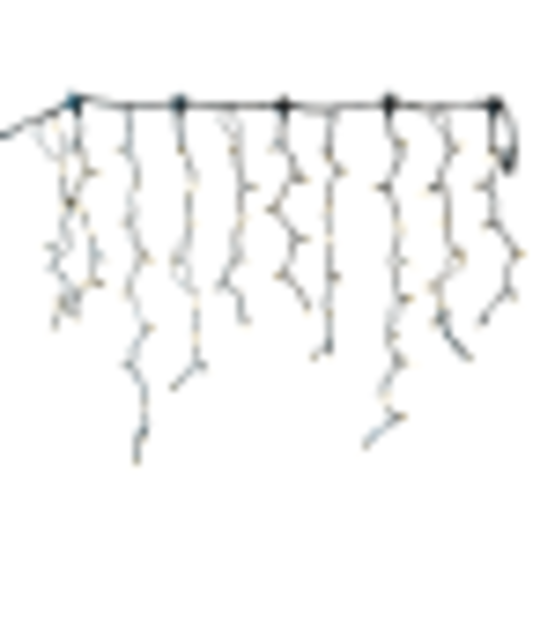 LED ijspegelverlichting 2x0,8m – Koud wit 6500K – Zwart snoer – 230V IP65