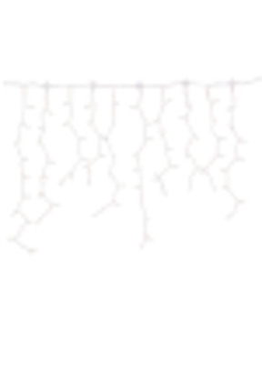 LED ijspegelverlichting 2x0,8m – Warm wit 2400K+ – Wit snoer – 230V IP65