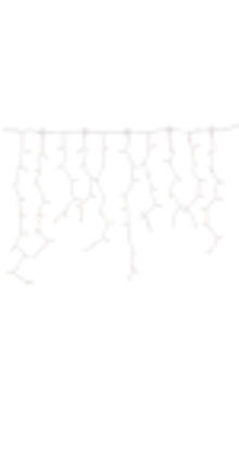 LED ijspegelverlichting 2x0,8m – Warm wit 3000K – Wit snoer – 230V IP65