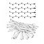 Luksus kerstverlichting koppelbaar 230V LED Eindstuk Verlichting – 4x0,8m | 2400K Warm Wit+ | Wit Snoer | 230V IP65