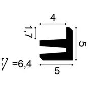 LED sierlijst 2 meter - C380WIT - 5 x 5 CM