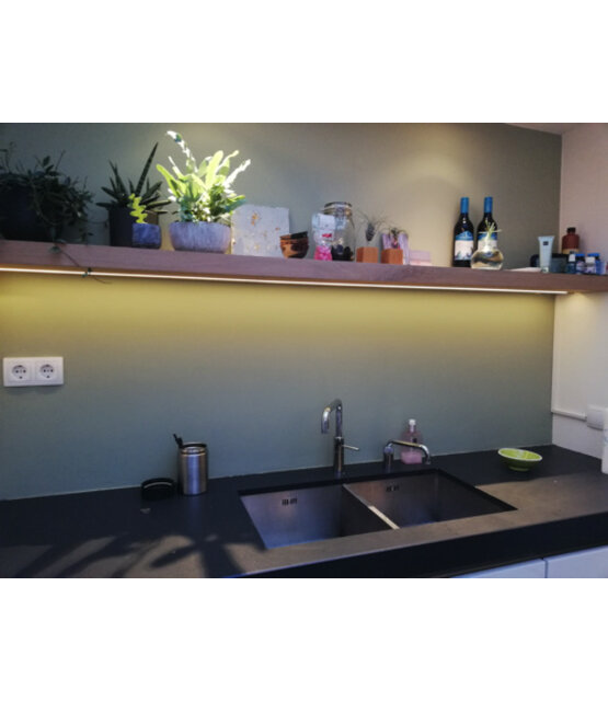 LED profiel met klikafdekking 15mm x 6mm - 301ALU