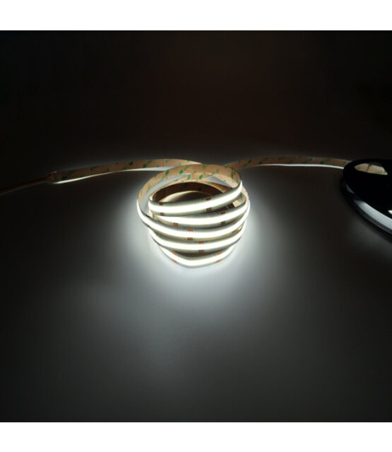 COB LED strip 24 volt DUAL WHITE 22W 1820LM 608 LED p/m IP67 waterdicht – 10 meter