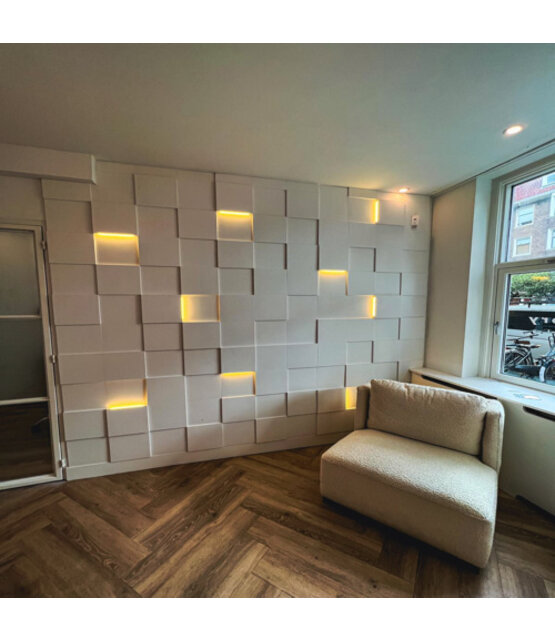 COB LED strip 24 volt DUAL WHITE 22W 1820LM 608 LED p/m IP67 waterdicht – 10 meter