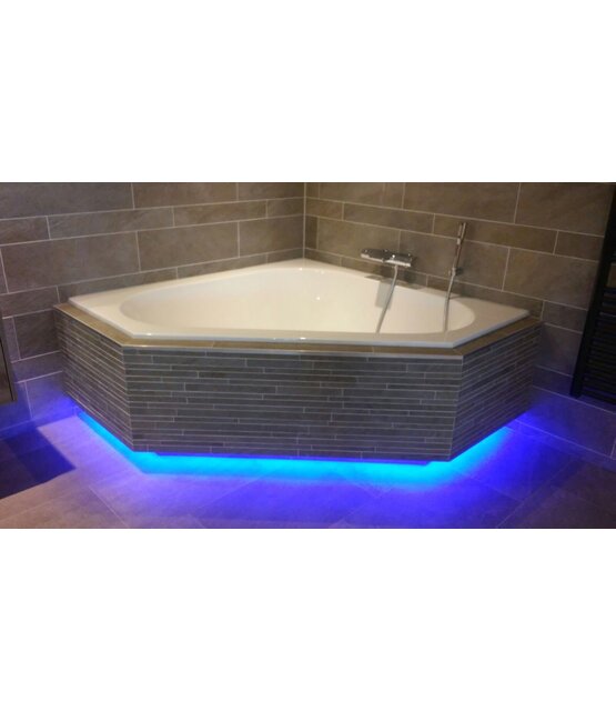 Waterdichte RGBWW LED strip 960 lm/meter 17W IP65 24VDC 5m