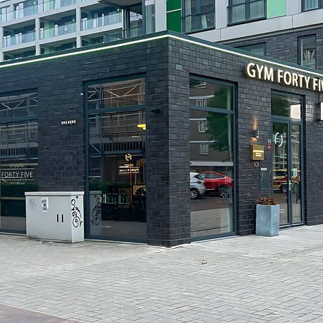 LED-verlichting project Gym Forty Five Amsterdam
