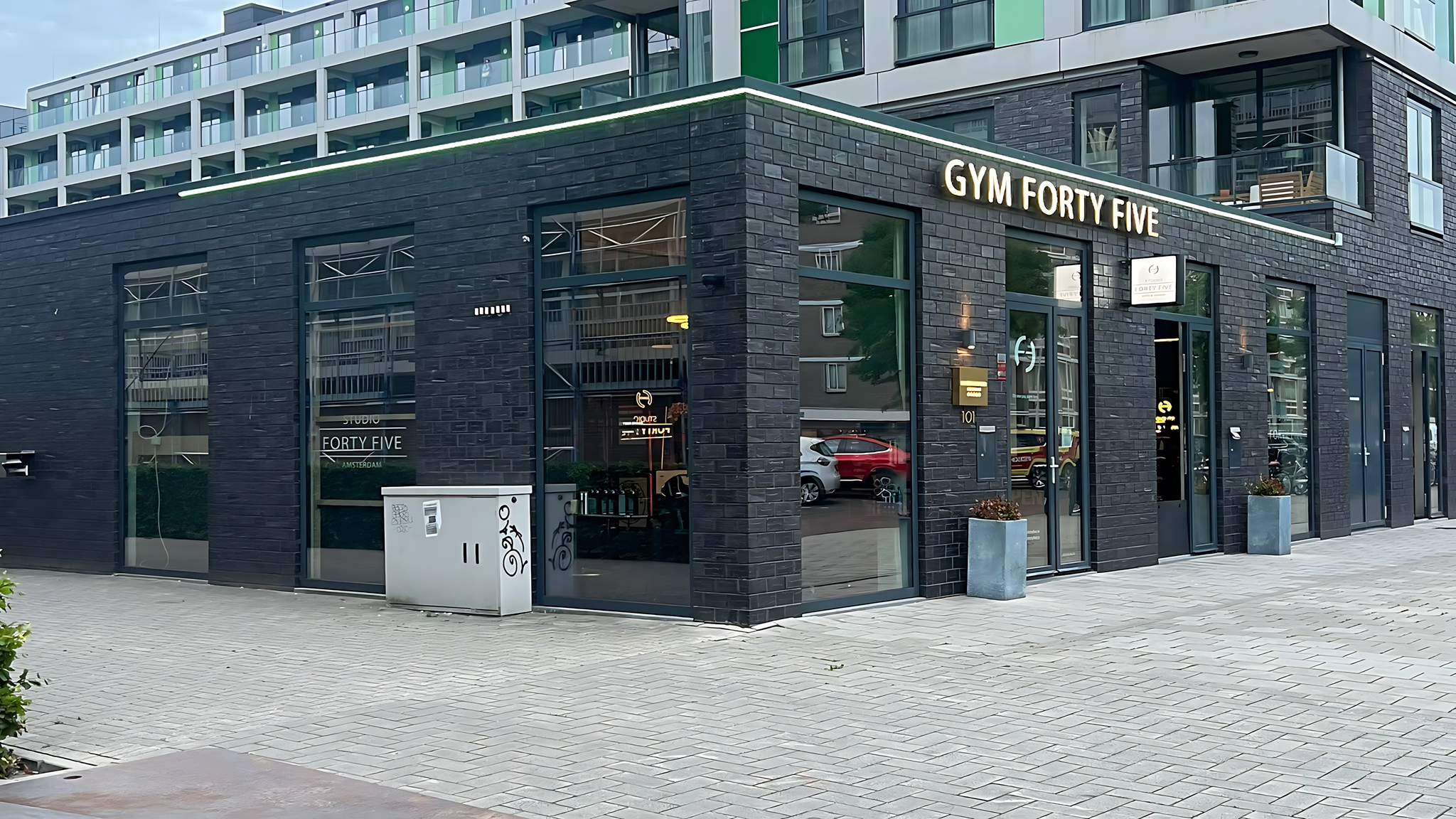 LED-verlichting project Gym Forty Five Amsterdam
