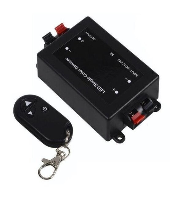 Draadloze LED dimmer set met controller en afstandsbediening 12/24V 8A