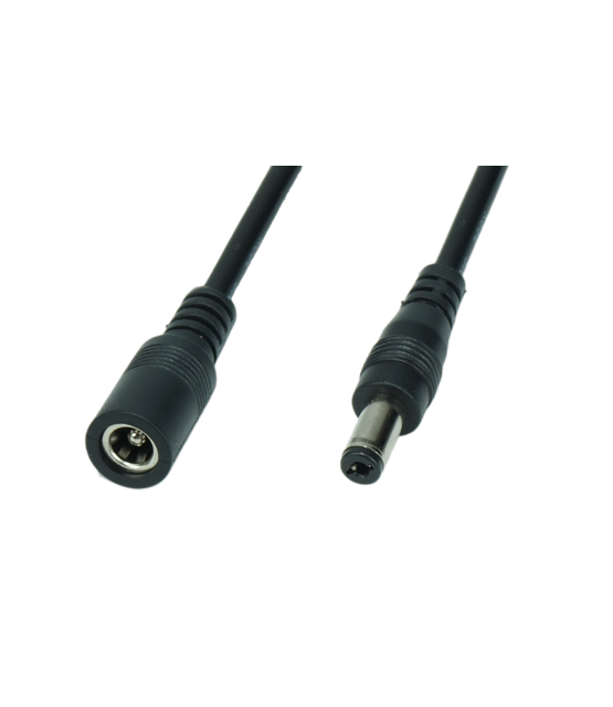 DC 2.5/5.5 mm  verlengkabel voor LED voedingen 100cm - POSDC-Y-PS25-1.0