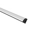 LED profielen Luksus Zwart LED hoekprofiel met klikafdekking 16 mm x 16 mm - C10ZWART
