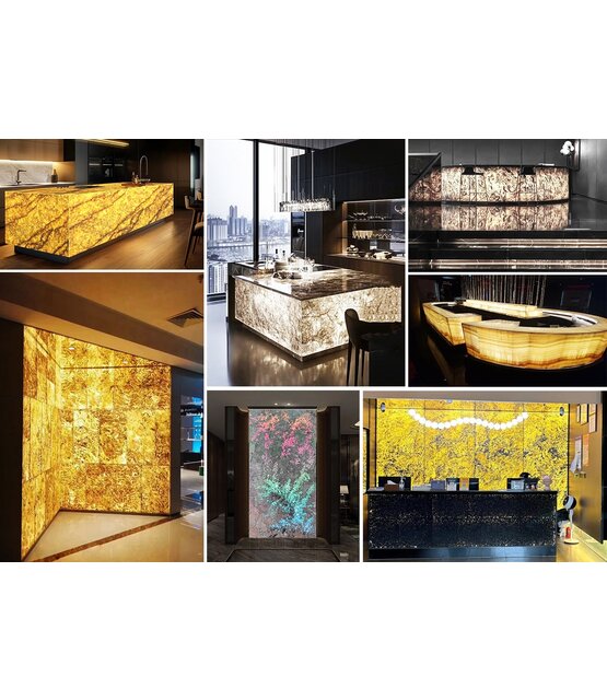 Natuursteen LED verlichting - 506 LED - 4300 LM - Extra Warm wit - 2700 kelvin - Dimbaar - 24 volt IP20 - 25 x 100cm - Koppelbaar LED Sheet