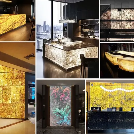 Natuursteen LED-verlichting op maat voor een luxe en sfeervolle uitstraling