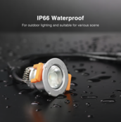 MIBOXER SL4-12 mini LED inbouwspot - RGBW met warm wit - 3 watt - IP66 - gatmaat 33–36 mm