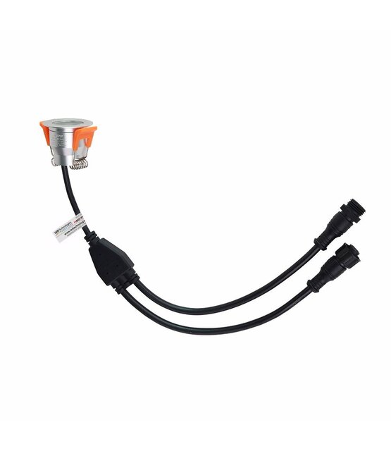 MIBOXER SL1-12-2400K dimbare mini LED inbouwspot - 2400K - 3W - 12V DC - IP66 - gatmaat Φ33~36mm