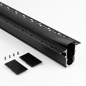 Magnetische railverlichting inbouw - 20 style - 200cm - Zwart