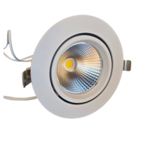 Inbouw kantelbare LED spot - Retail - RN-R wallwasher - Lixero - 3000K warm wit - Wit - Kantelbaar