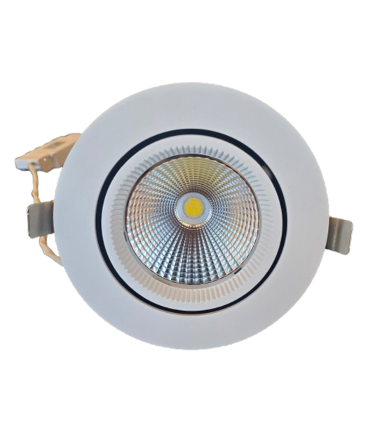 Inbouw LED Spot rond richtbaar - 3000K - 21.4W - Wit - 2278lm - 130lm/W