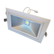 Inbouw Wallwasher - Retail - RT3 wallwasher - Lixero - 3000K warm wit - Wit - Kantelbaar