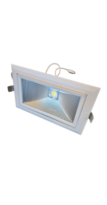 Inbouw Wallwasher - Retail - RT3 wallwasher - Lixero - 3000K warm wit - Wit - Kantelbaar