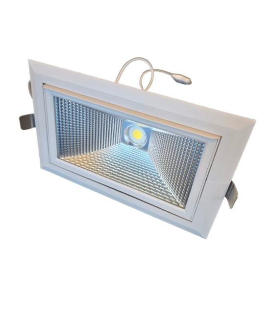 Inbouw Wallwasher - Retail - RT3 wallwasher - Lixero - 3000K warm wit - Wit - Kantelbaar