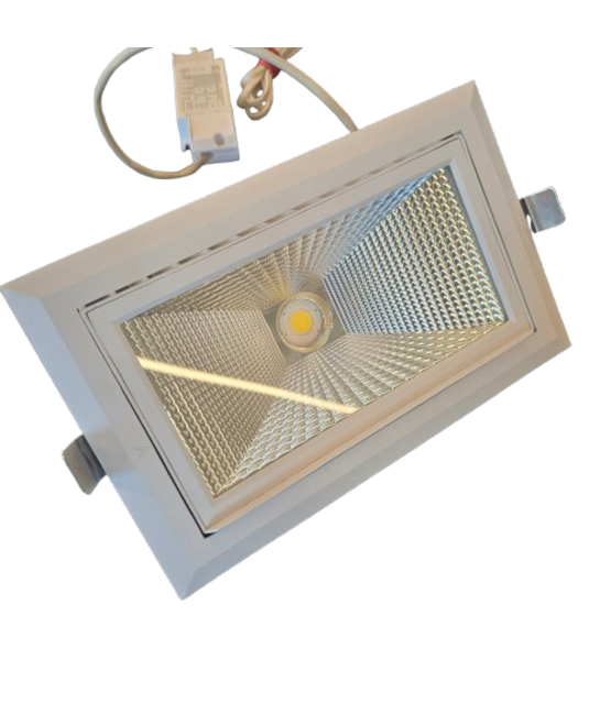 Inbouw Wallwasher - Retail - RT3 wallwasher - Lixero - 3000K warm wit - Wit - Kantelbaar