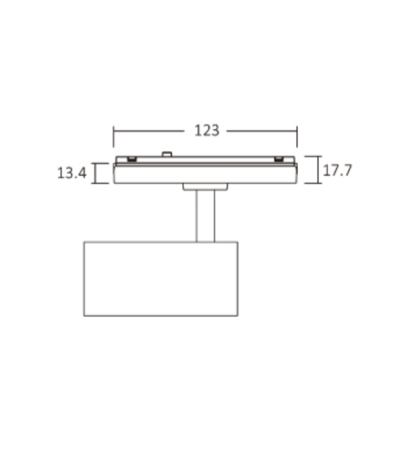 48v magnetische Zigbee RGBCCT LED spot 12 watt - Miboxer Type 26