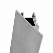 LED wandprofiel met opaal klikafdekking 27.4 mm x 58.4 mm - W13ALU