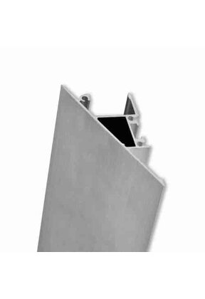 LED wandprofiel met opaal klikafdekking 27.4 mm x 58.4 mm - W13ALU