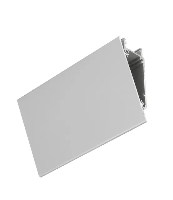 LED strip wandprofiel met afdekking 55 mm x 23 mm - WALLE12ALU