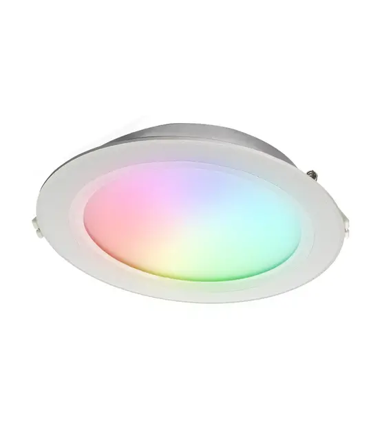 Instelbare ZIGBEE + RF 140-150mm inbouw LED Spot RGBCCT (2700K-6500K) - 12 watt -  FUT066ZR