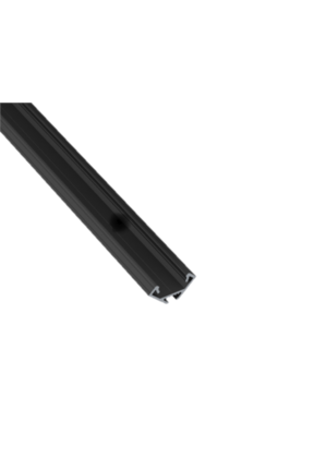LED hoekprofiel 2 meter inclusief klikafdekking 16,2mm x 16,02mm - C07ZWART