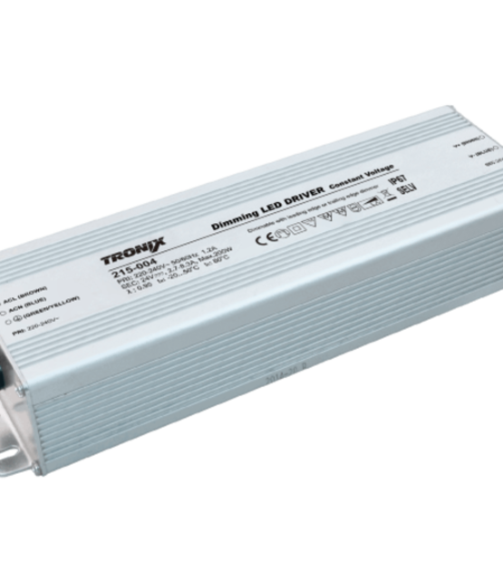 Fase afsnijding dimbare LED voeding 200 watt 24 volt 8,3 ampere - IP67 - 215-004