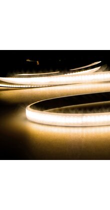 PRO LED strip warm wit 8W 700LM 240LED p/m 48VDC IP68 3000K CRI95 - 5 meter