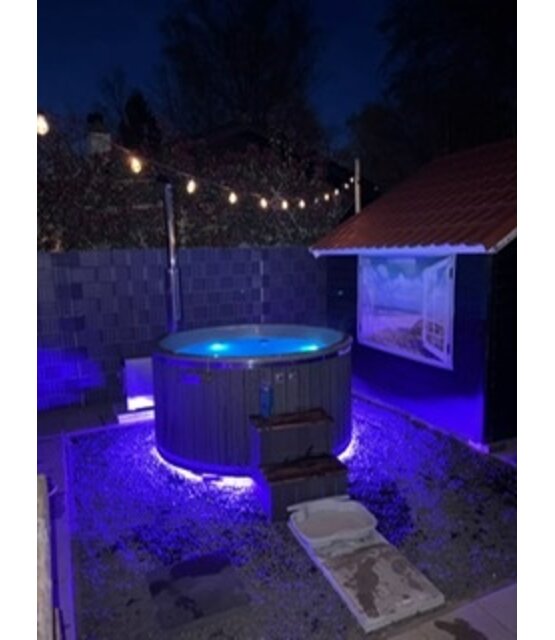 PRO complete set LED strip RGBWW voor sauna's IP68 24vdc - 5 meter