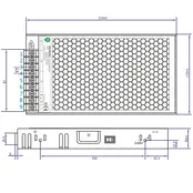 LED voeding POS-200-24-C2 200 watt 24 volt 8,8 Ampère - IP20
