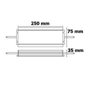 LED voeding 400 watt 24 volt 16.6  Ampère – IP67 waterdicht – 400W117668