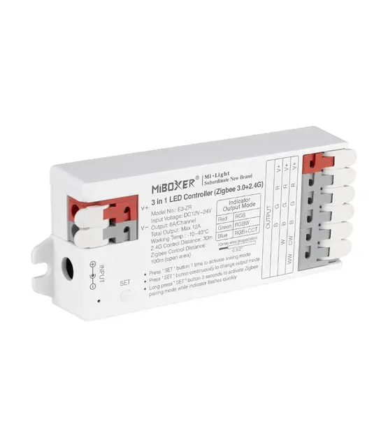 Professionele ZIGBEE + TUYA + WIFI + 2,4ghz 3 in 1 LED controller E3-ZR - AANBIEDING