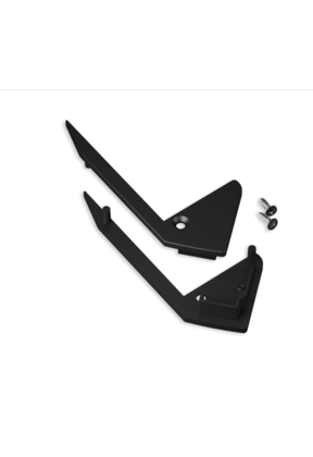 Eindkap set van 2 stuks B12ZWART trapprofiel