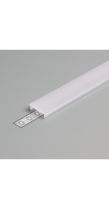 2 meter Losse LED profiel klikafdekking - Opaal - 09ALU,09WIT, 09ZWART+ INBOUW