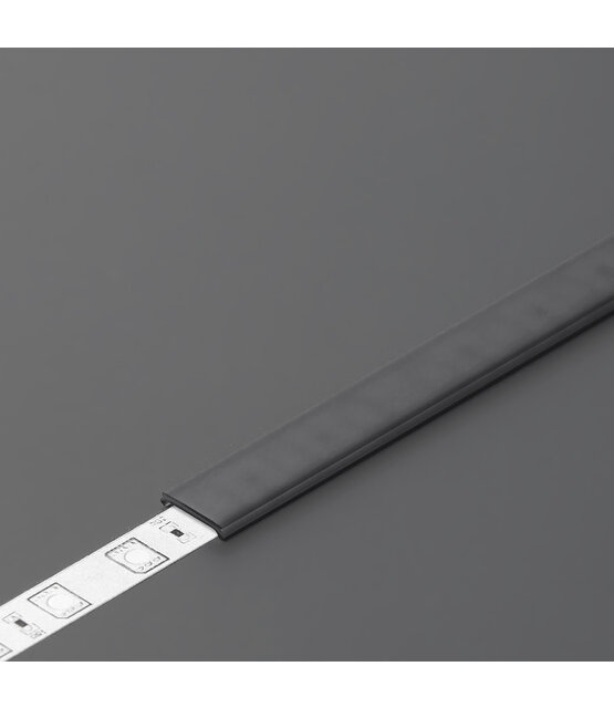 2 meter Losse LED profiel afdekking - SLIM100ALU,SLIM100WIT, SLIM100ZWART+  SLIM200ALU,SLIM200WIT, SLIM200ZWART