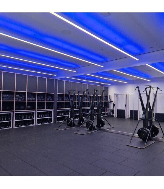 Wit LED profiel 3 meter inclusief opaal klikafdekking  30 mm x 30,92 mm - XL306WIT - 300cm