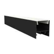 Zwart LED profiel 3 meter inclusief opaal klikafdekking  30 mm x 30,92 mm - XL306ZWART - 300cm