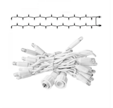 LED Eindstuk Verlichting – 2x1,5m | 6500K Koud Wit | Wit Snoer | 230V IP65