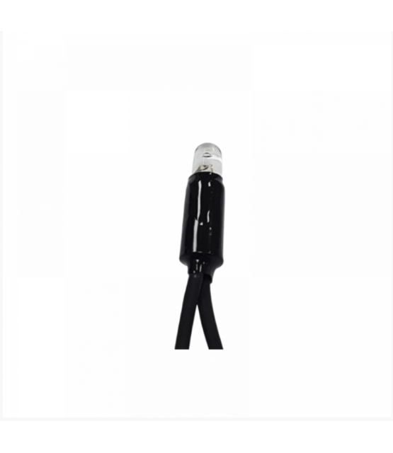 LED ijspegel kerstverlichting 2x0,4m – Koud wit 6500K – Zwart snoer – 230V systeem (IP65)