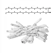 LED eindstuk verlichting 2x1,5m – Warm wit 2400K+ – Wit snoer – 230V IP65