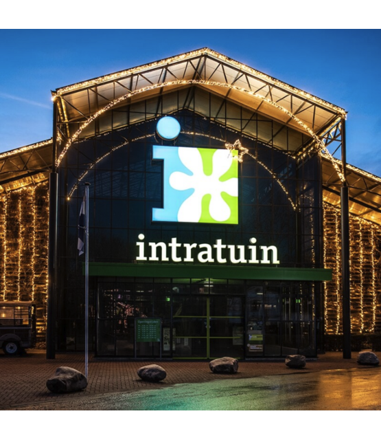 LED eindstuk verlichting 2x1,5m – Warm wit 2400K+ – Wit snoer – 230V IP65