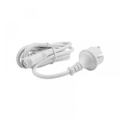 Stekker 230v kerstverlichting - aansluitsnoer - 150cm - wit - 230v - ip67 - 6000 LED's