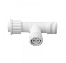 2 weg splitter LED – | Wit Snoer | 230V Koppelbaar | IP65