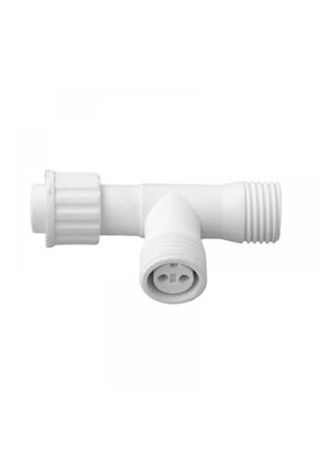 2 weg splitter LED – | Wit Snoer | 230V Koppelbaar | IP65
